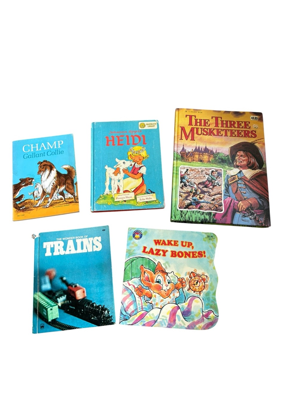 Vintage Children’s Book Bundle | Heidi, Babar, Three Musketeers & More